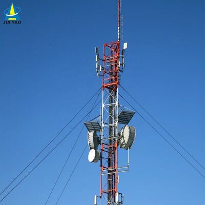 Leichter abgespannter Drahtmast, schnelle Installation für ländliche drahtlose Netzwerkabdeckung