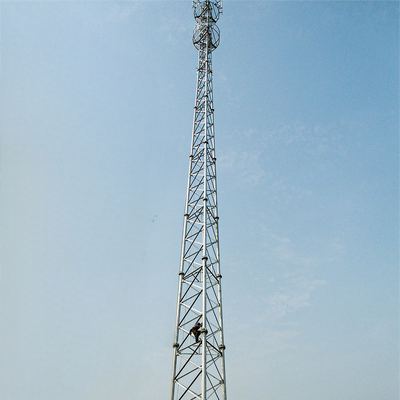 20-110m Windbeständiges Stahl 3 Beinige Röhren Telekommunikationsturm Schnelle Montage für entlegenes Netzwerk Bauen