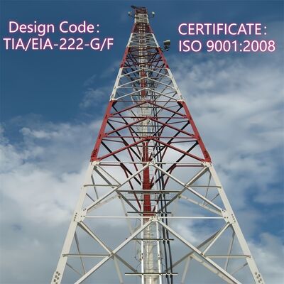 50 m langer, feuerverzinkter, abnehmbarer, dreibeiniger Turm, kosteneffizient für die Telekommunikation im Bergbaugebiet