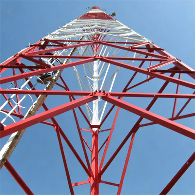 38 52 58M vormontierter 3-beiniger Winkelstahlturm, kurze Vorlaufzeit für Bergbaugebietsnetzwerk