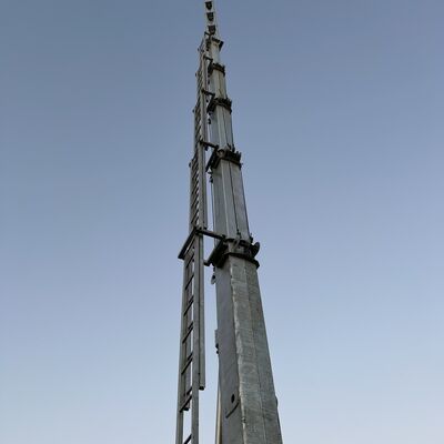 12 m - 25 m tragbarer Teleskop-Stahlmastturm für mobile Basisstationen und temporäre Ereignisüberwachung mit elektrischem Hebesystem und schneller Ausrüstung