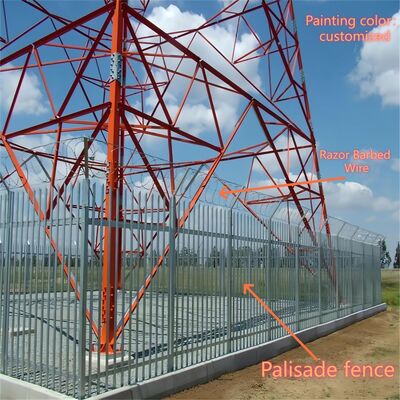 Vierbeiniger Eckstahl-Kommunikationsturm der Seismikklasse ANSI/TIA-222-Standard-Gittermast für die Installation von Radio-TV-Antennen