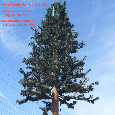 Umweltfreundlicher, getarnter bionischer Kiefernturm für 5G-Wireless-Netzwerk, ästhetische Integration, bionische Palmen-Kommunikationsmastfabrik
