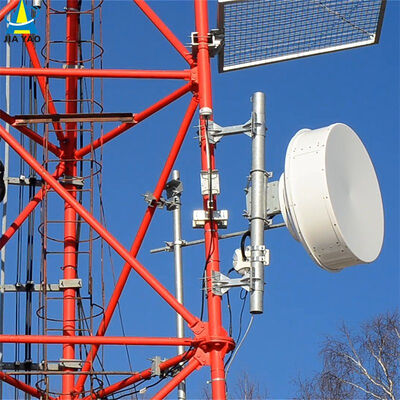 20m-60m 3 Legged Tubular Steel Lattice Communication Tower for 5G Base Station