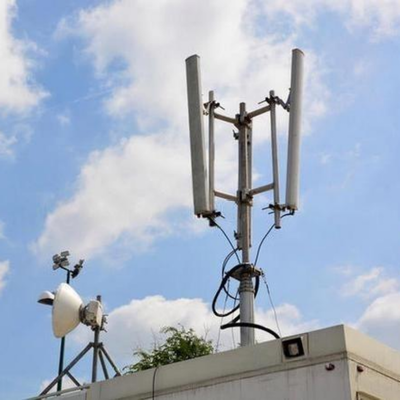 Roof-Mounted Antenna Lightning Rod Telecom Mast Steel Tripod Height Extension 5-40m