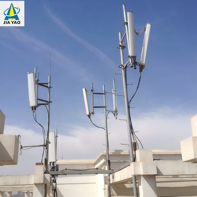 Roof-Mounted Antenna Lightning Rod Telecom Mast Steel Tripod Height Extension 5-40m