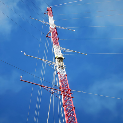 10m-200M Hot-dip Galvanized Telescopic Wind Measurement Observation Tower