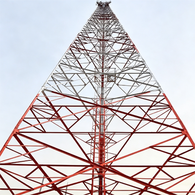 32M 45M 60M 3 Legged Angular Steel Communication Tower Self Supporting 5G Telecom Tower for Base Station