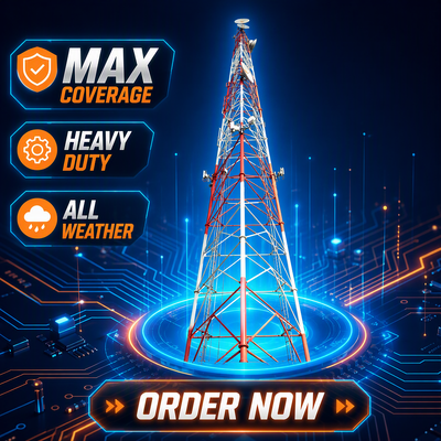 20 25 30 35m  Meter 3 Legs Tubular Lattice Wifi Base Antenna Mast Communication Gsm Self Supporting Telecom Tower